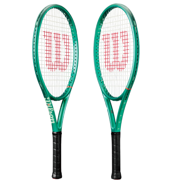WILSON ブレード25 V10 RKT 25 WR208610S 2026SS グリーン 張上げ済み