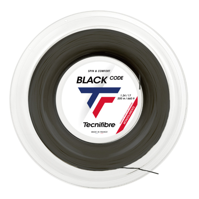Tecnifibre　ブラックコード　200m