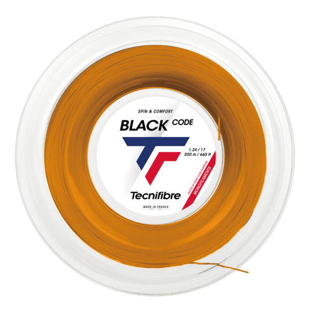 Tecnifibre　ブラックコード　200m