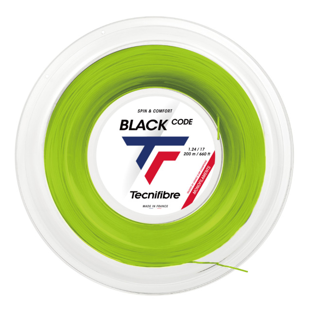 Tecnifibre　ブラックコード　200m