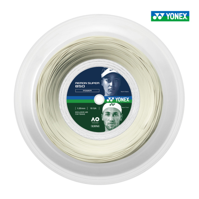 YONEX エアロンスーパー850 200m ATG850R2 1.30 ストリング ロール