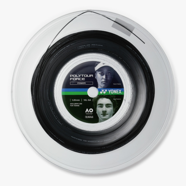 YONEX　ポリツアーフォース　200ｍ　PTFO　2026SS　ブラック　ブライトレッド