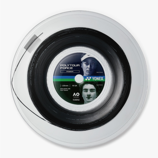 YONEX　ポリツアーフォース　200ｍ　PTFO　2026SS　ブラック　ブライトレッド