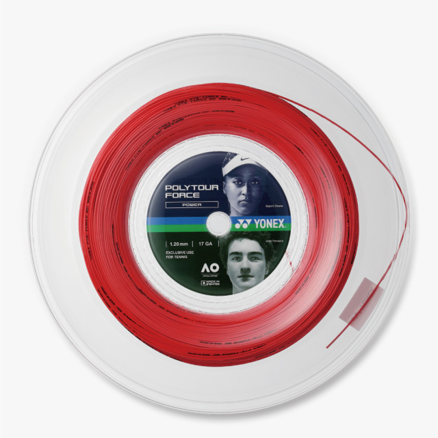 YONEX　ポリツアーフォース　200ｍ　PTFO　2026SS　ブラック　ブライトレッド
