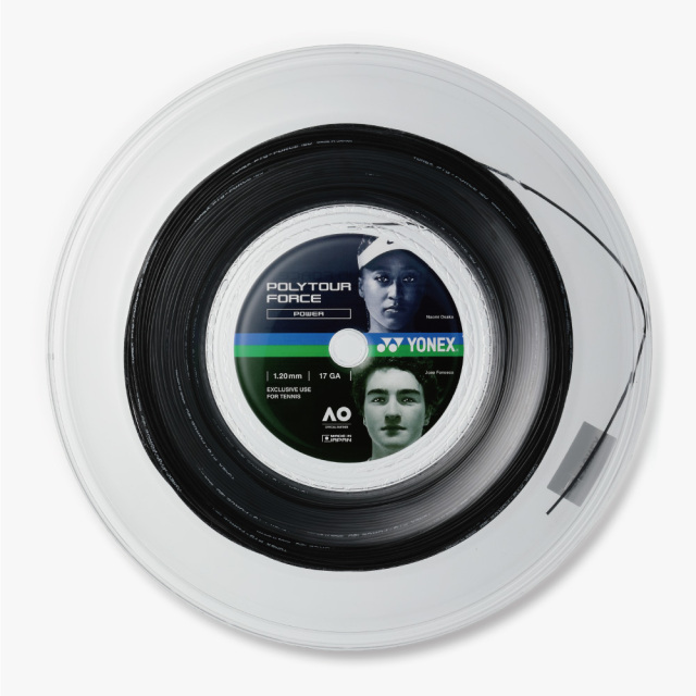 YONEX　ポリツアーフォース　200ｍ　PTFO　2026SS　ブラック　ブライトレッド