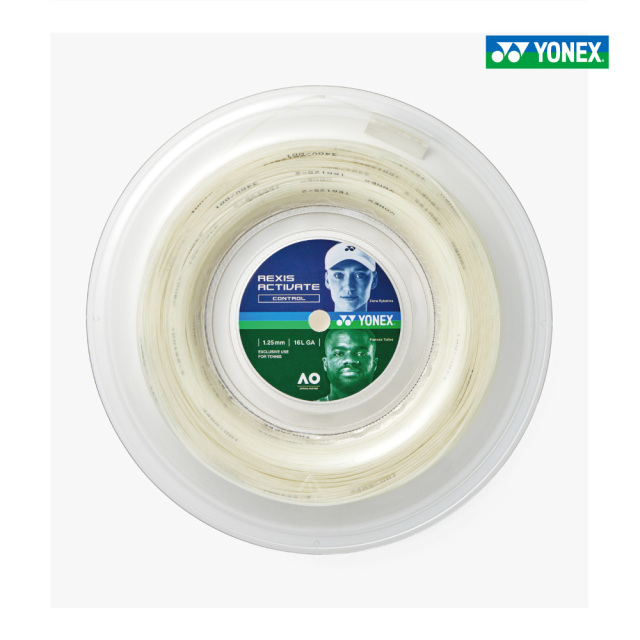 YONEX　レクシスアクティベート　200mロール　125/130　ホワイト　ブラック　TRA125R2　TRA130R2