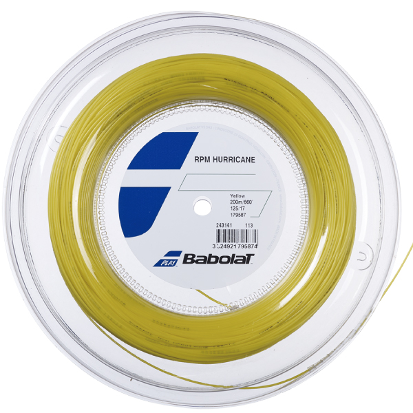 バボラ RPM ハリケーン BABOLAT RPM HURRICANE 200m ロール 241141 硬式 テニス ストリング ガット