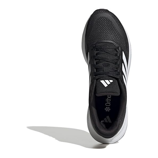 アディダス ランニングシューズ RUNFALCON 5 W レディース 26SS ブラック×ホワイト IH775