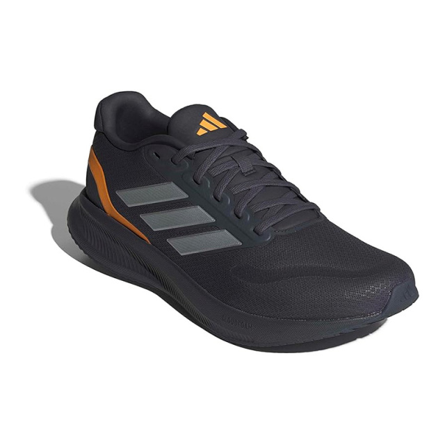 アディダス ランニングシューズ RUNFALCON 5 メンズ 26SS ダークグレー×メタリック JQ6979