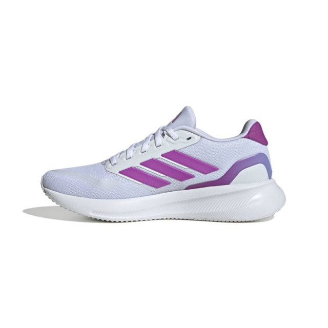 アディダス ランニングシューズ RUNFALCON  5 W 25FW レディース 25FW ホワイト×パープル