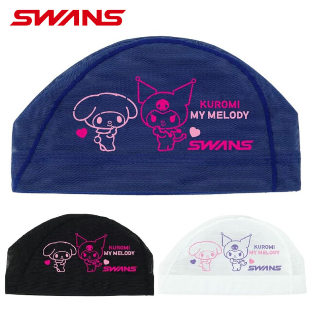 SWANS メッシュキャップ クロミ ユニセックス 26SS M・L ブラック ネイビー ホワイト SA-6KR26SS