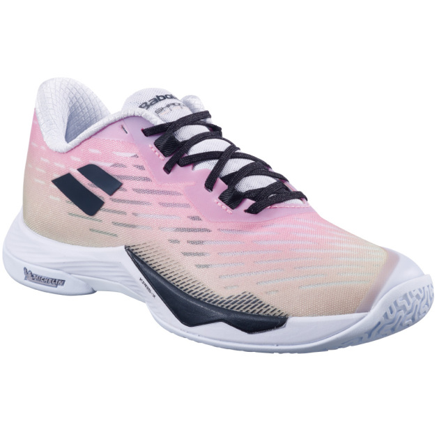 BABOLAT　シャドウ ツアー 5ウィメンズ　ピンク×グリーン　3A1F25B472-5073