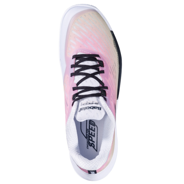BABOLAT　シャドウ ツアー 5ウィメンズ　ピンク×グリーン　3A1F25B472-5073