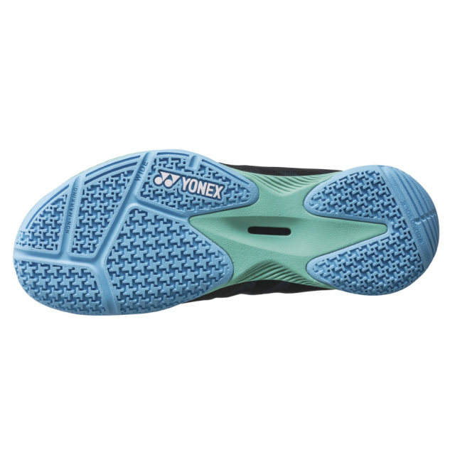 YONEX　パワークッション コンフォート Z ワイド ミッド　ブラック／ミント　ミッドカット　4Eワイド設計　SHBCFZ3WM-808