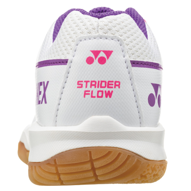 YONEX　パワークッションストライダーフロー　ホワイト／ピンク　ローカット　3E設計　SHBSF1-062