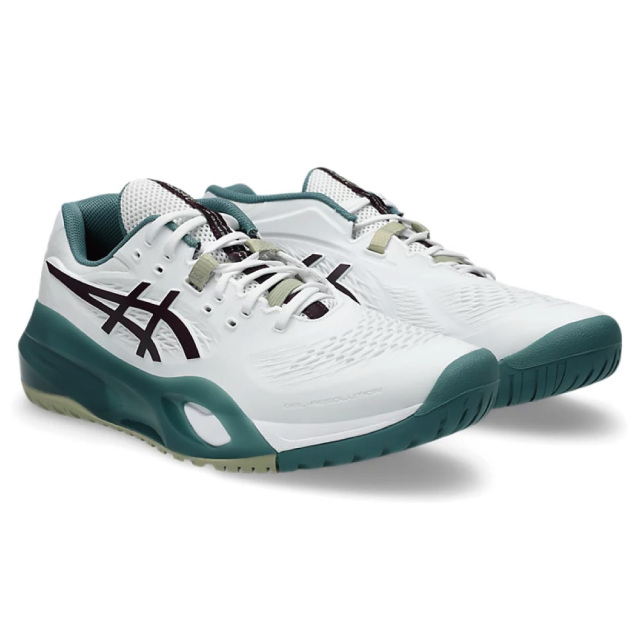 GEL-RESOLUTION X　WHITE/DARK AUBERGINE