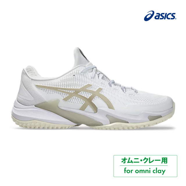 ASICS　コート FF 3　オムニ・クレー　1041A369-107　WHITE/PUTTY