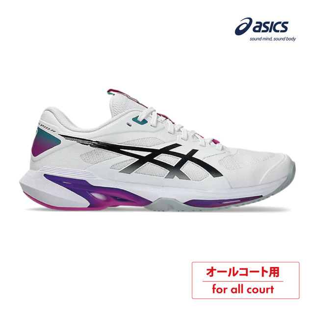 ASICS シューズ 白 ASICS ソリューションスピードFF4 オールコート 1041A532-101 WHITE