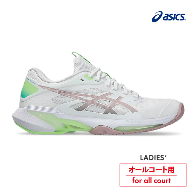 ASICS　ソリューションスピードFF4　オールコート　1042A307-100　WHITE/MORGANITE