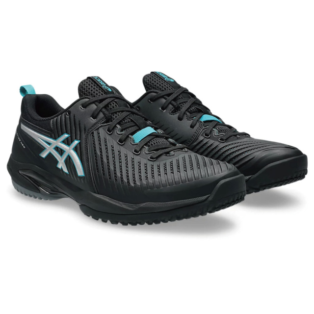 ASICS　プレステージネオ オムニ・クレー　1043A027-001　Black/Pure Silver