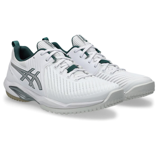 ASICS　プレステージネオ オムニ・クレー　1043A027-100　White/Pure Silver