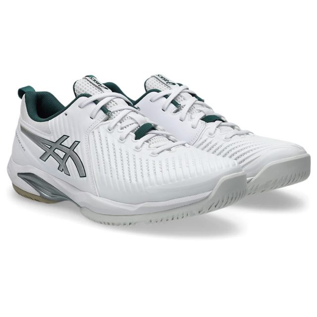 ASICS　プレステージネオ オールコート　1043A028-100　White/Pure Silver