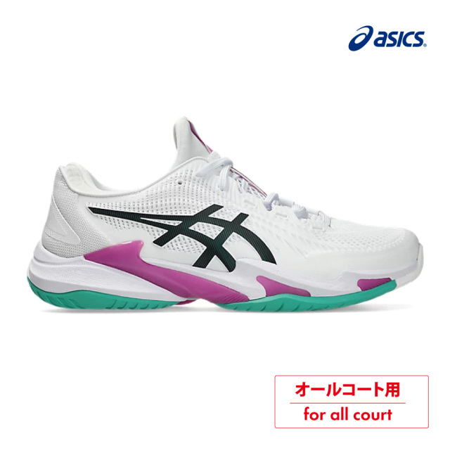 ASICS コート FF 3 オールコート 1041A370-106 WHITE/DIGITAL SAKURA