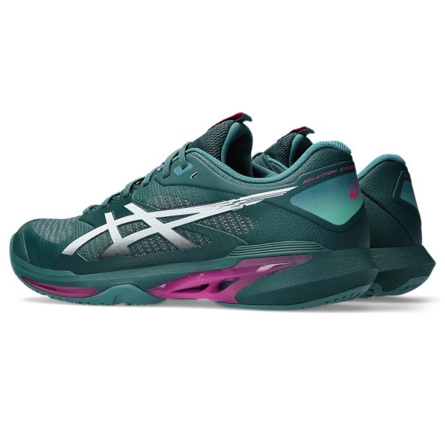 中古美品アシックスソリューションスピードffオールコート27.0cm ASICS ソリューションスピードFF4 オールコート 1041A532-300 DARK