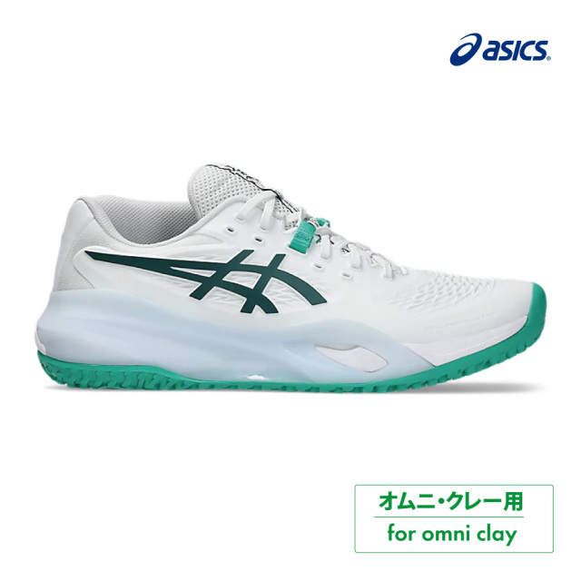 ASICS　ゲルレゾリューション テン　オムニ・クレー　1041A502-101　WHITE/DARK NEPTUNE