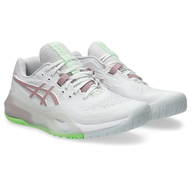 ASICS　ゲルレゾリューション テン　オールコート　ワイド　1042A278-104　WHITE/MORGANITE