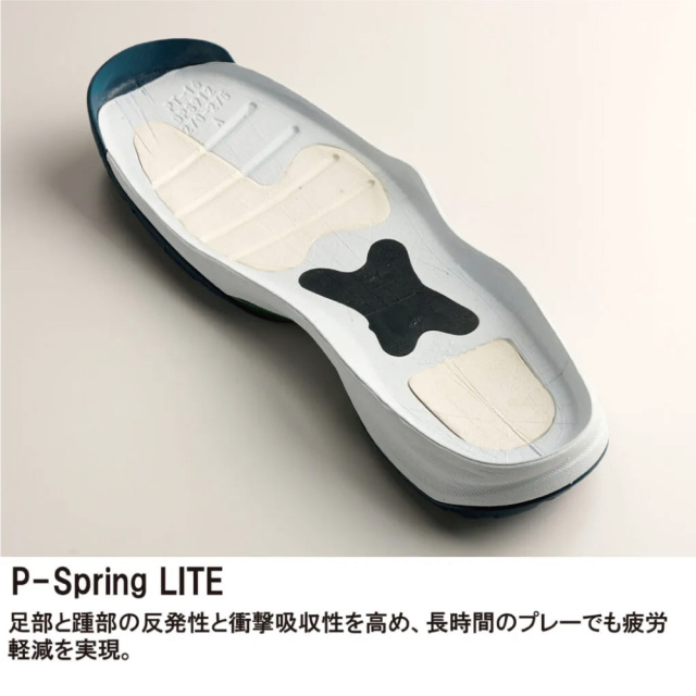 PRINCE　ワイドライト アドバンス CG　クレー・グラスサンド　ホワイト×グリーン　4E相当　DPS502-215