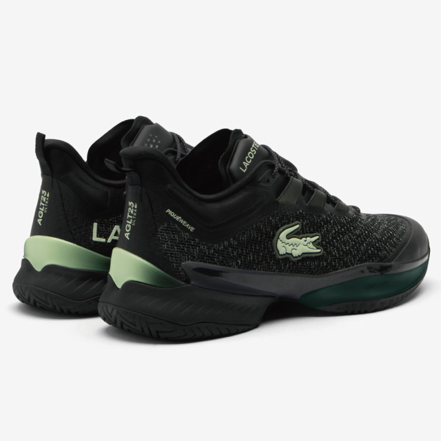 LACOSTE　AG-LT23 ULTRA 225 2 SMA  オールコート　ブラック/ライトグリーン　メッシュ　50SMA0007
