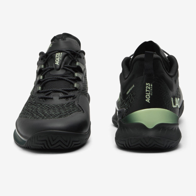 LACOSTE　AG-LT23 ULTRA 225 2 SMA  オールコート　ブラック/ライトグリーン　メッシュ　50SMA0007
