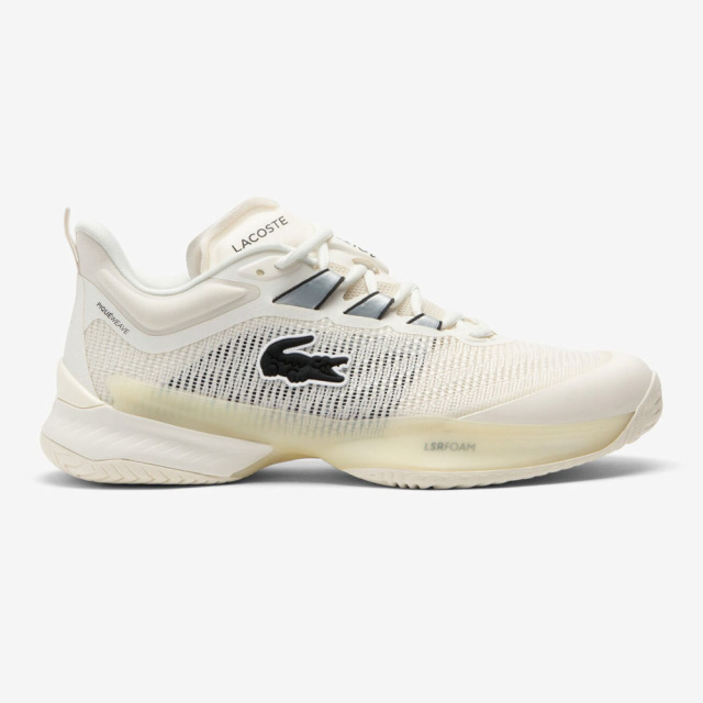 LACOSTE　AG-LT23 ULTRA 225 3 SMA  オールコート　オフホワイト　メッシュ　50SMA0008