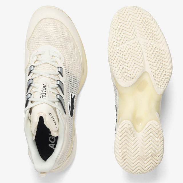 LACOSTE　AG-LT23 ULTRA 225 3 SMA  オールコート　オフホワイト　メッシュ　50SMA0008