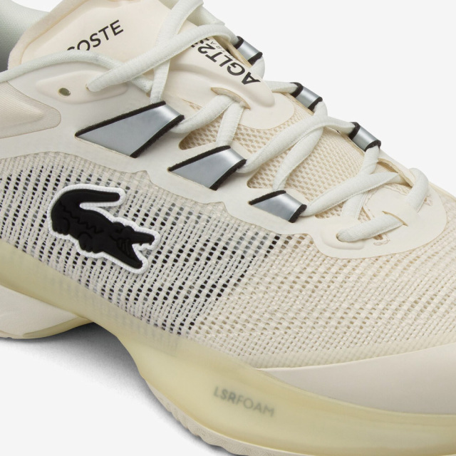 LACOSTE　AG-LT23 ULTRA 225 3 SMA  オールコート　オフホワイト　メッシュ　50SMA0008