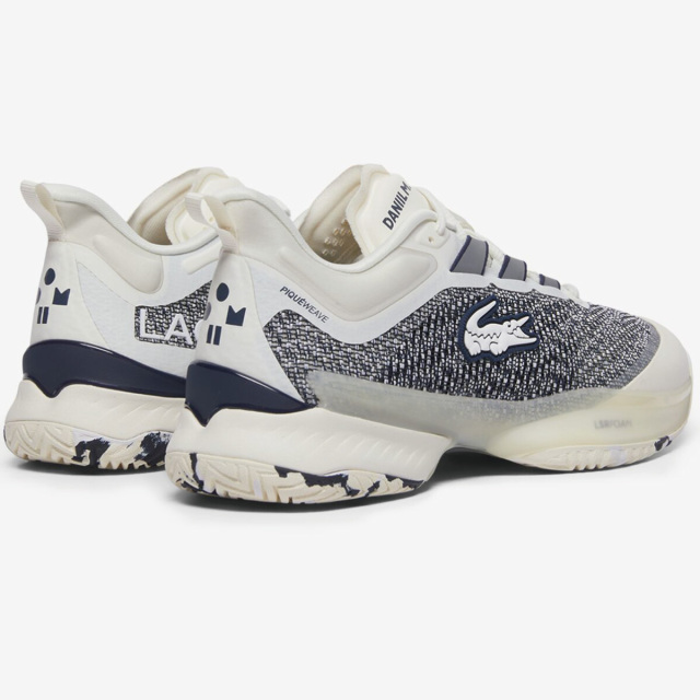 LACOSTE　AG-LT23 ULTRAMC 125 1 SMA オールコート用　ホワイト/ネイビー　49SMA0090