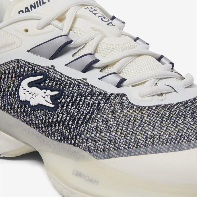 Lacoste テニスシューズ ホワイト/ネイビー LACOSTE AG-LT23 ULTRAMC 125 1 SMA オールコート用 オフ