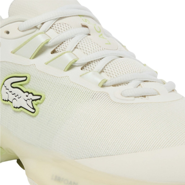 LACOSTE　AG-LT ULTRA 1261 SMA  オールコート　オフホワイト×ライトグリーン　メッシュ　51SMA0008