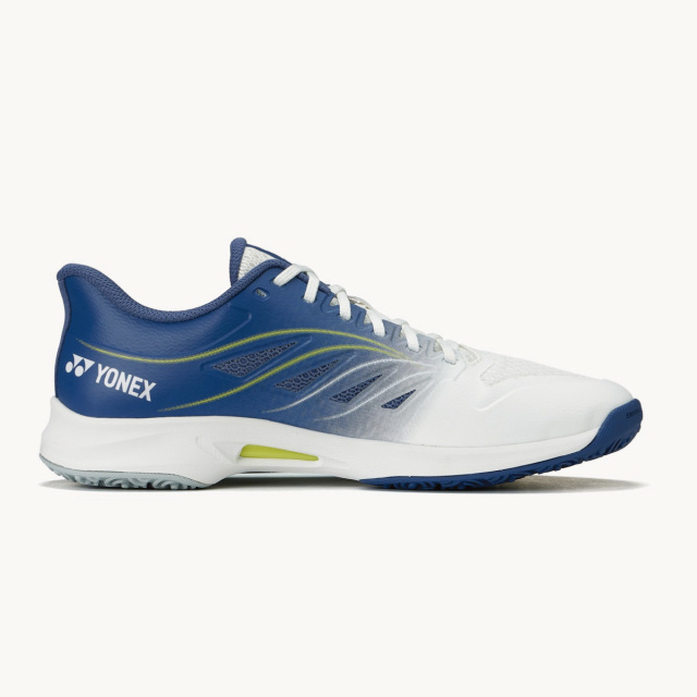 YONEX 　パワークッションエアラスダッシュ5 G  クレー・砂入り人工芝用　ホワイト／ネイビー(100)