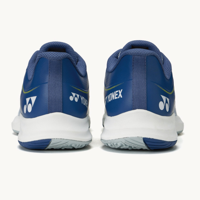 YONEX 　パワークッションエアラスダッシュ5 G  クレー・砂入り人工芝用　ホワイト／ネイビー(100)