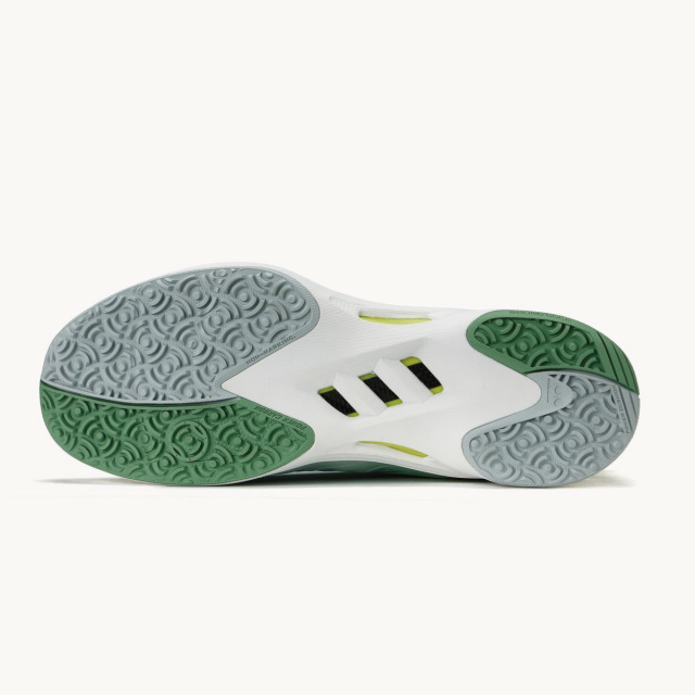 YONEX 　パワークッションエアラスダッシュ5 ワイド クレー・砂入り人工芝用　グレー／ペールグリーン