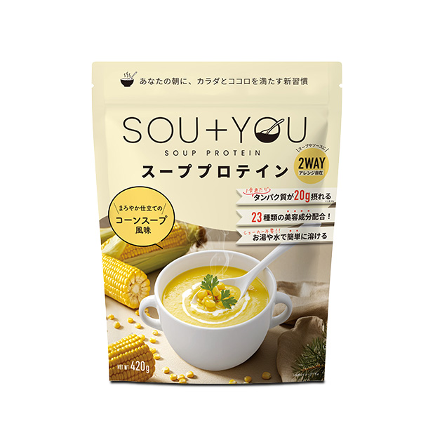 マイルーティーンスーププロテインコーンスープ風味