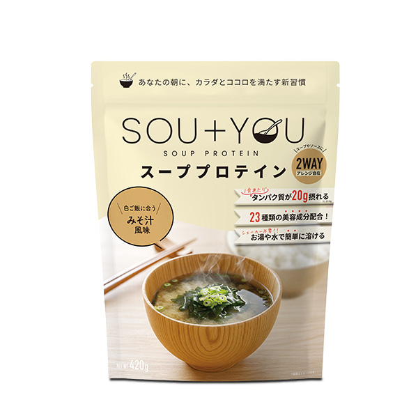 マイルーティーンスーププロテインみそ汁風味