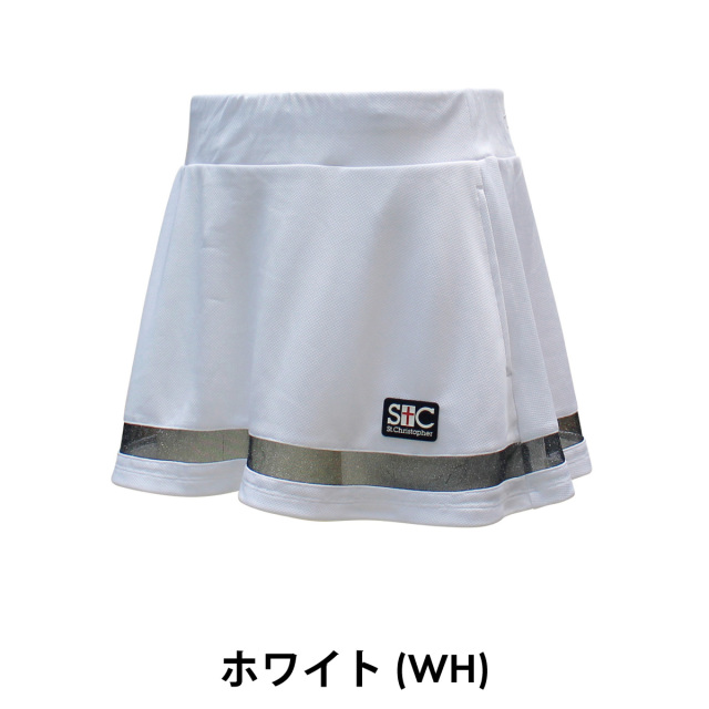 St.Christopher グリッターレースゲームスコート STC-BDW2372-WH