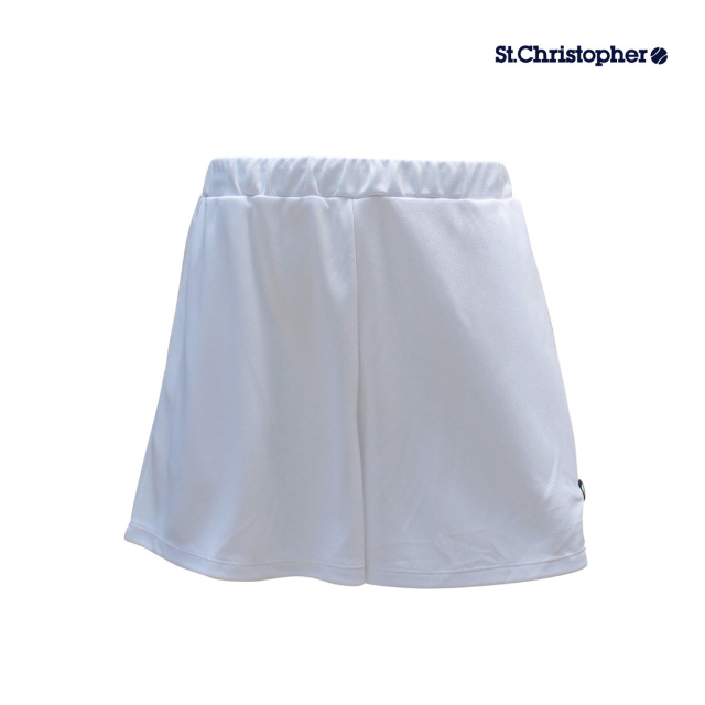 【ポスト投函対応】St.Christopher  フレアソフトスキュロット  STC-BDW2406-WH　2024SS ホワイト　セントクリストファー  レディース　テニス