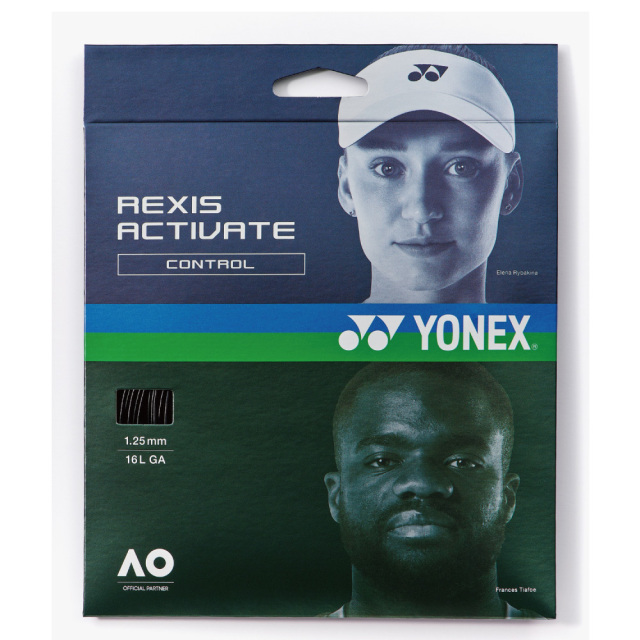 YONEX　レクシスアクティベート　12m　125/130　ホワイト　ブラック　TGRAC125　TGRAC130