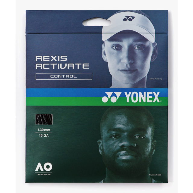 YONEX　レクシスアクティベート　12m　125/130　ホワイト　ブラック　TGRAC125　TGRAC130