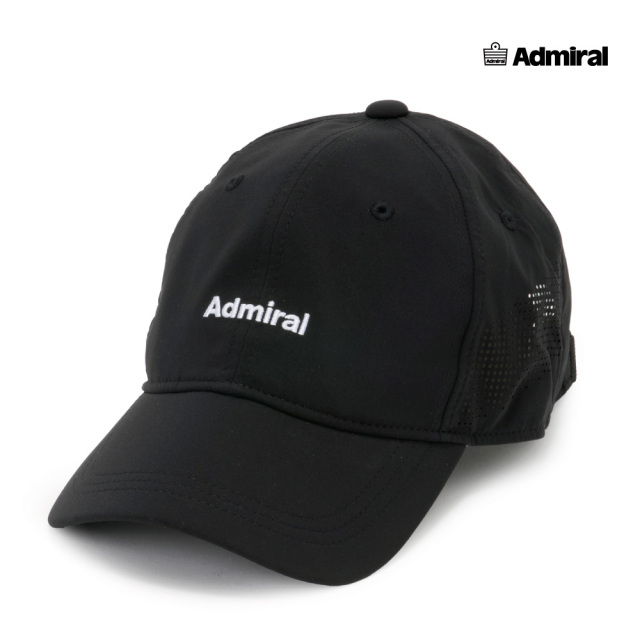 ADMIRAL サイドパンチング6パネルキャップ ATMZ604-10　2026FW　ブラック