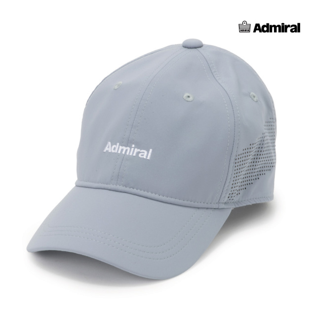 ADMIRAL サイドパンチング6パネルキャップ ATMZ604-16　2026FW　ブルーグレー